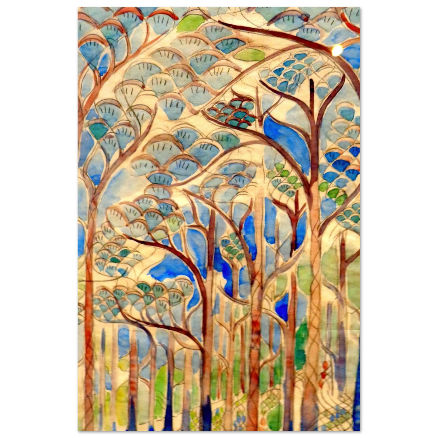 Walter Inglis Anderson - Walter Anderson Wall art - 70x70 cm / 28x28 inches - Premium Wooden Framed Poster With Fine Art Paper-canvas - Wood frame