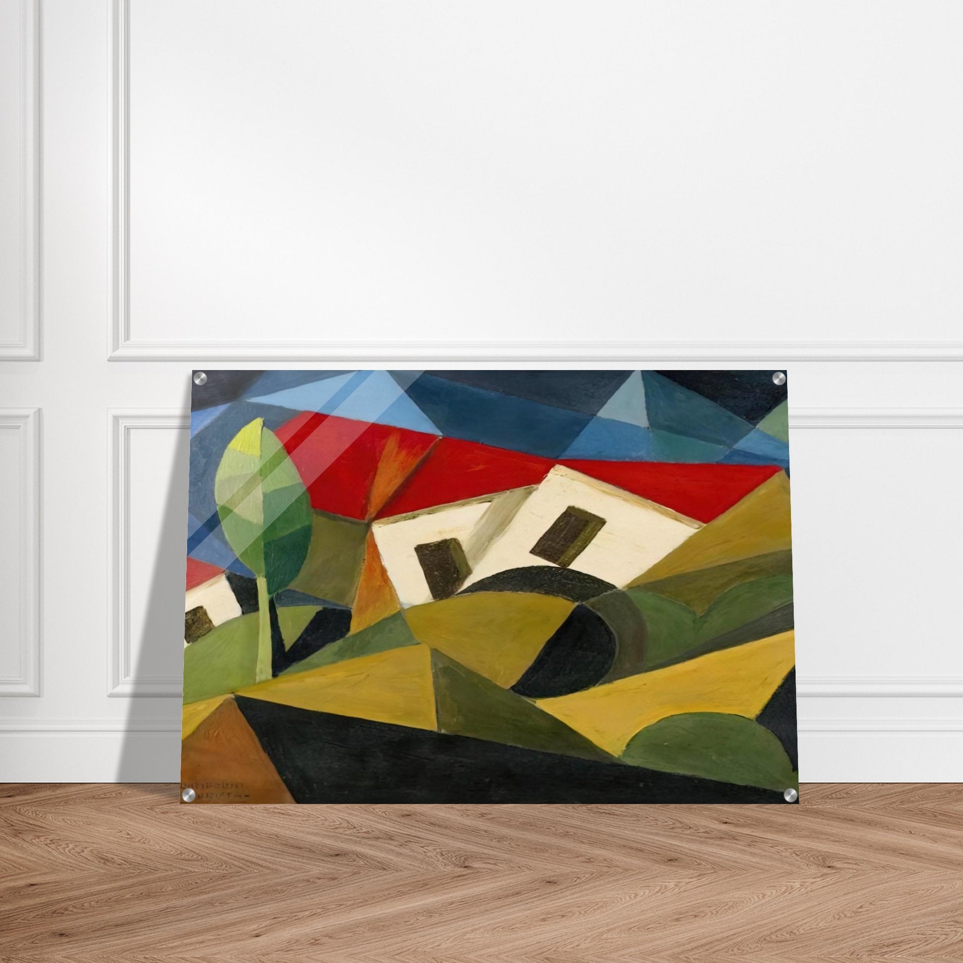 LANDSCAPE 1918 - Enrico Prampolini Acrylic Print - 70x100 cm / 28x40″ inches