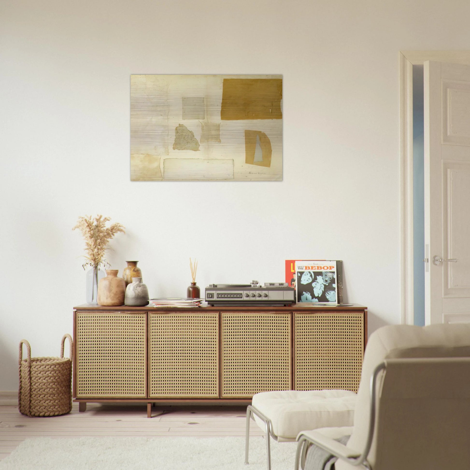 Gray Collage - 1953 - Anne Ryan Brushed Aluminum Print - 70x100 cm / 28x40 inches | Anne Ryan Aluminum Print | Anne Ryan Prints