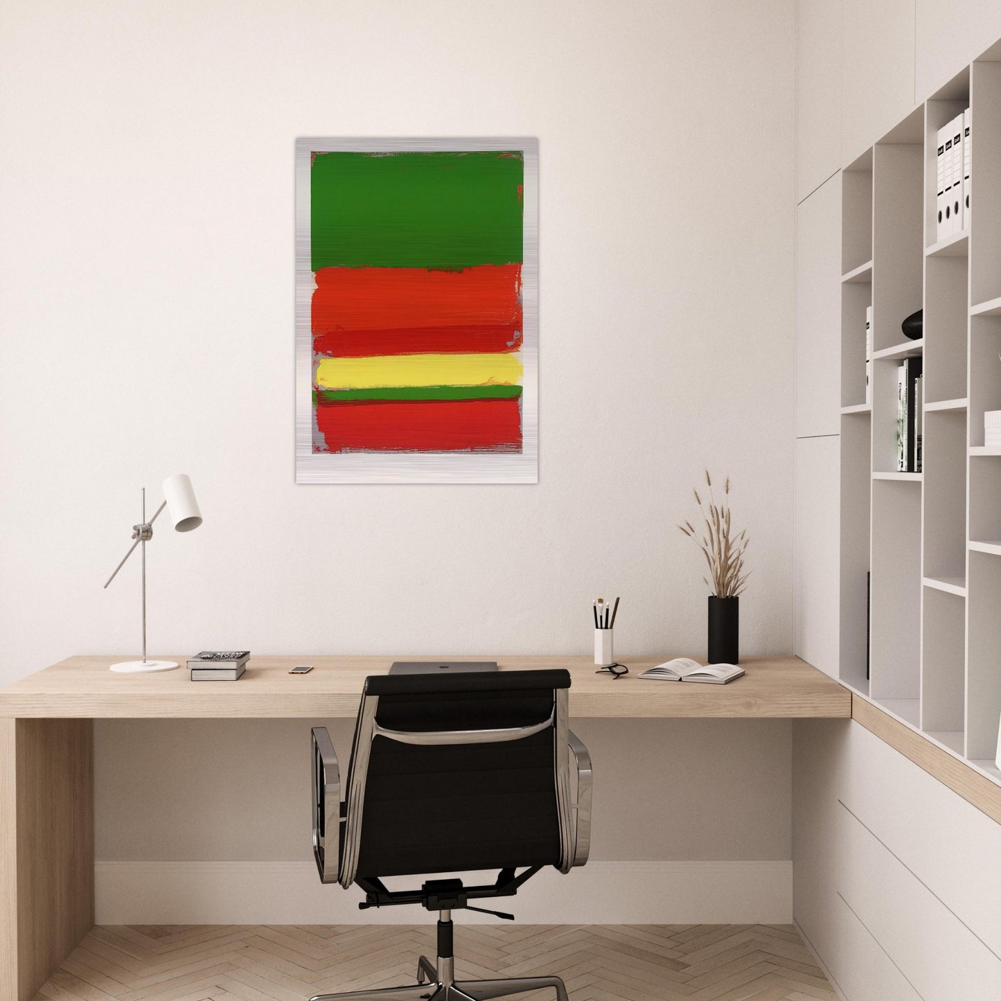 Untitled from the Shapes of Colour - 1978 - Patrick Heron Brushed Aluminum Print - 70x100 cm / 28x40 inches | Patrick Heron Aluminum Print | Patrick Heron Prints