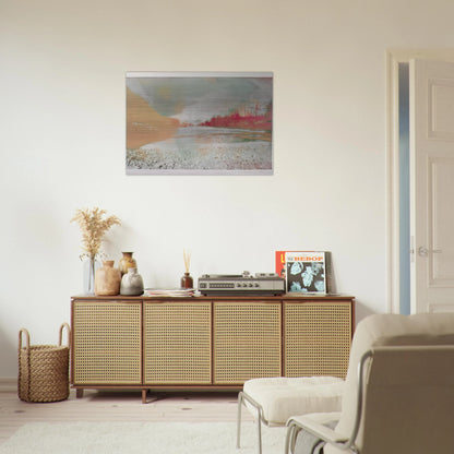 View of the Emme - 1971 - Dieter Roth Brushed Aluminum Print - 70x100 cm / 28x40 inches | Dieter Roth Aluminum Print | Dieter Roth Prints