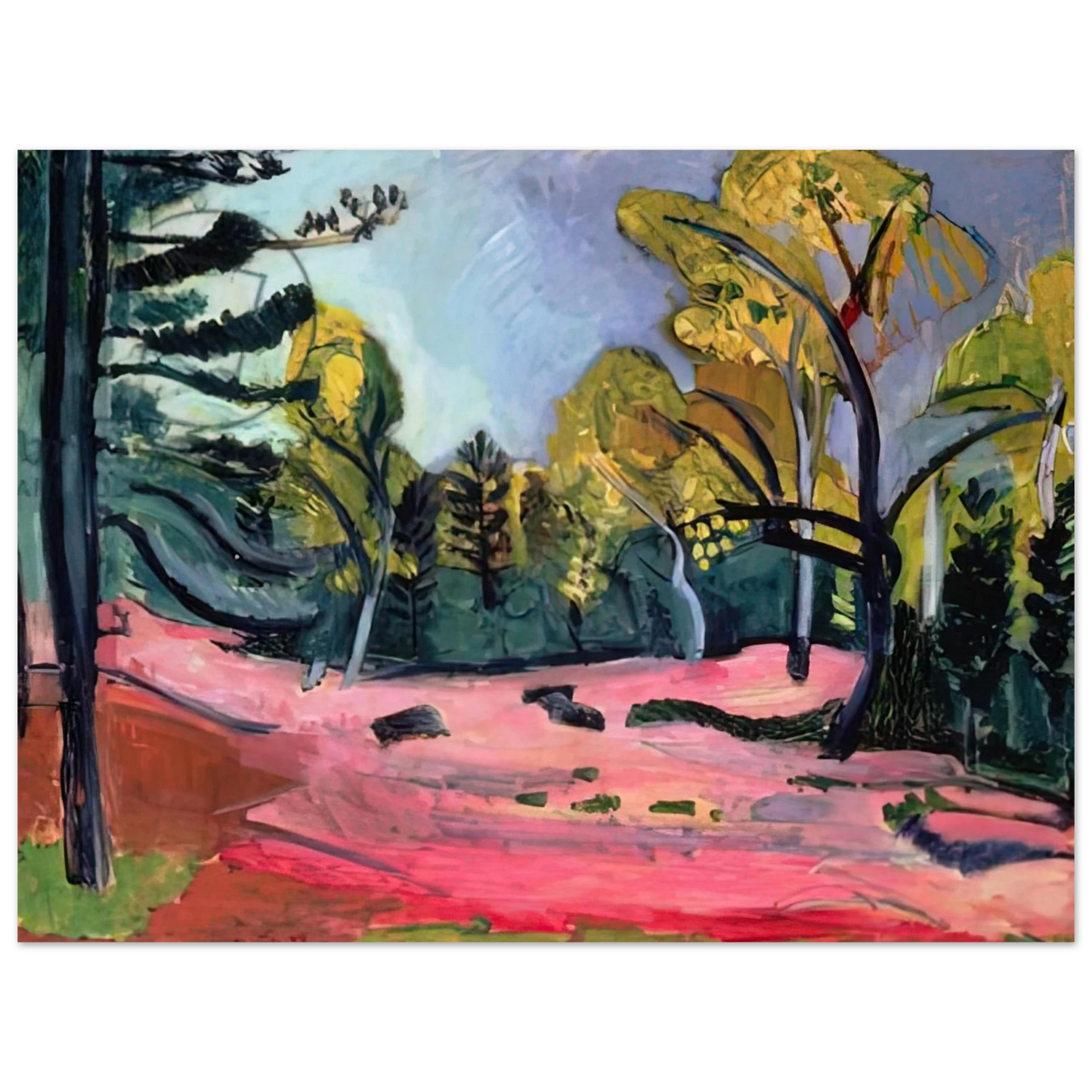 Henri Matisse - LANDSCAPE 1909  75x100 cm / 30x40inches Fine Art Poster