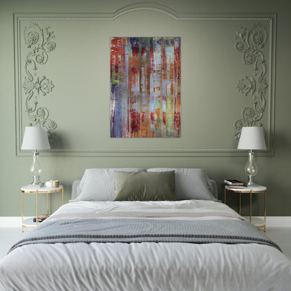 ABSTRACT BILDING - Gerhard Richter Brushed Aluminum Print - 70x100 cm / 28x40 inches | Gerhard Richter Aluminum Print | Gerhard Richter Prints