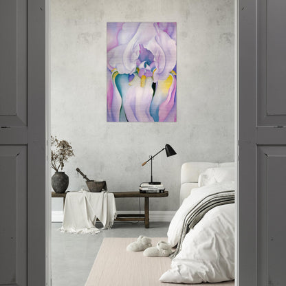 Light of Iris - Georgia O'Keeffe Brushed Aluminum Print - 70x100 cm / 28x40 inches | Georgia O'Keeffe Aluminum Print | Georgia O'Keeffe Prints