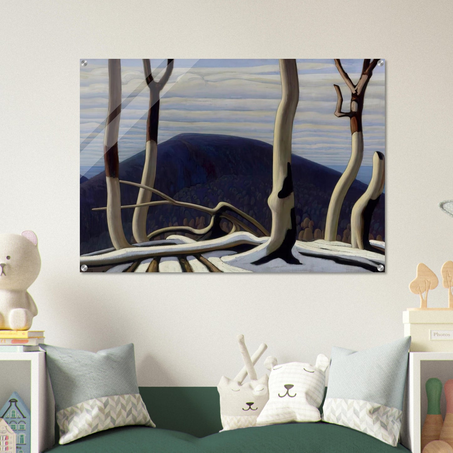 Above Lake Superior - 1922 - Lawren Harris Acrylic Print - 70x100 cm / 28x40″ inches