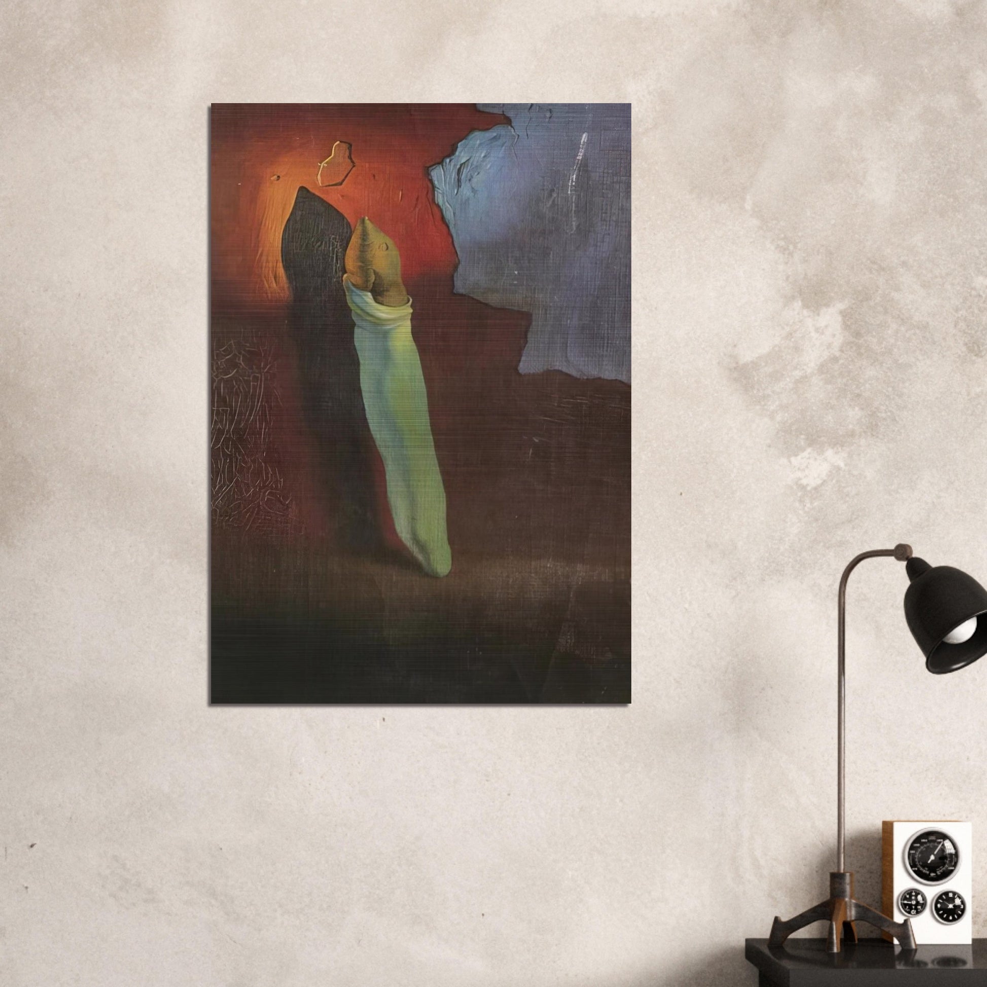 ANTHROPOMORPHIC BREAD 1 - Salvador Dali Brushed Aluminum Print - 70x100 cm / 28x40 inches | Salvador Dali Aluminum Print | Salvador Dali Prints