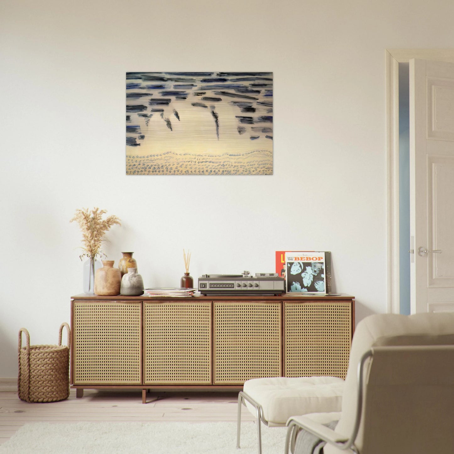Onrushing Wave - 1958 - Milton Avery Brushed Aluminum Print - 70x100 cm / 28x40 inches | Milton Avery Aluminum Print | Milton Avery Prints