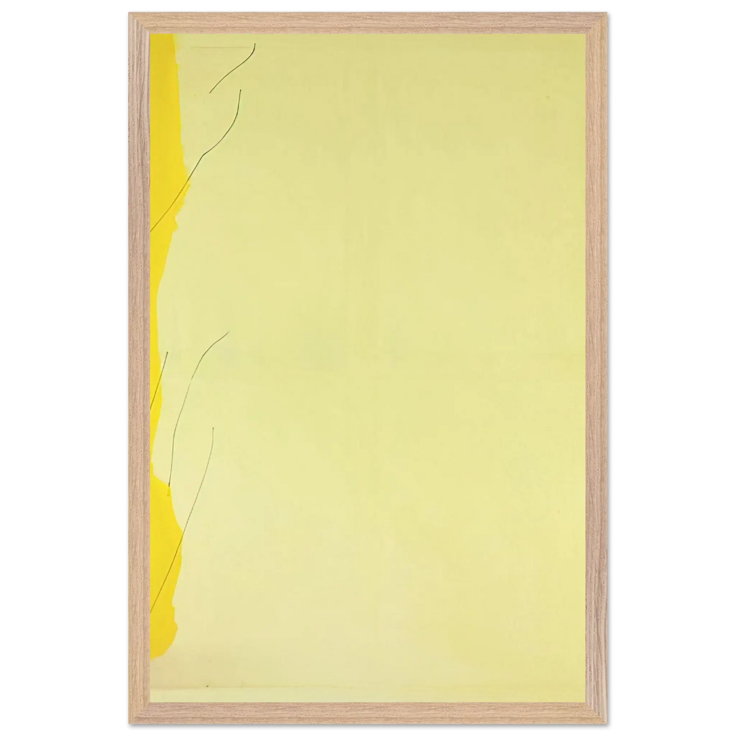 Helen Frankenthaler - Distillation - 1973 Wall art - A3 (29.7 x 42  cm) - Premium Wooden Framed Poster With Fine Art Paper - Black frame