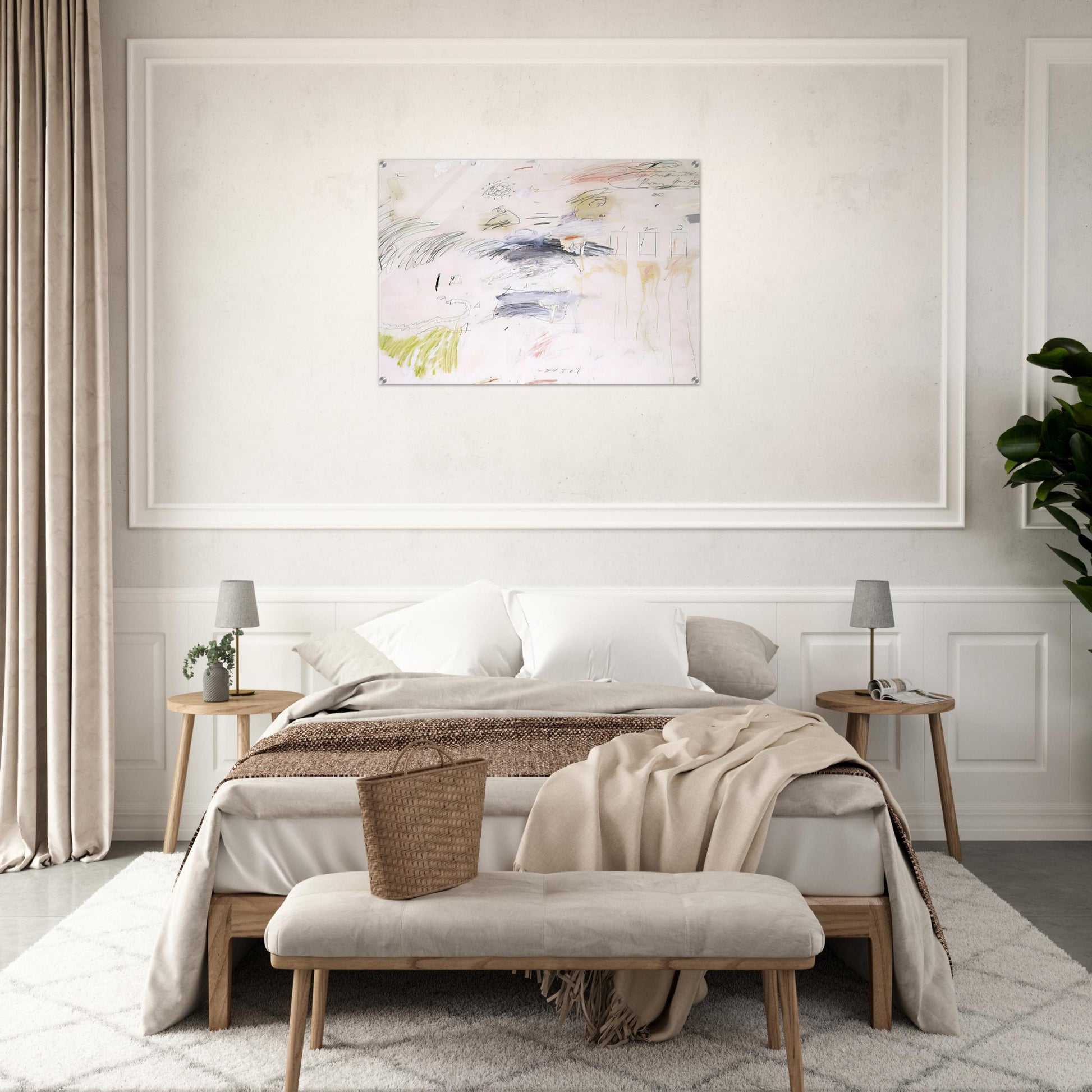 Untitled, Rome - Cy Twombly Acrylic Print - 70x100 cm / 28x40″ inches