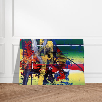 STATION - Gerhard Richter Brushed Aluminum Print - 70x100 cm / 28x40 inches | Gerhard Richter Aluminum Print | Gerhard Richter Prints