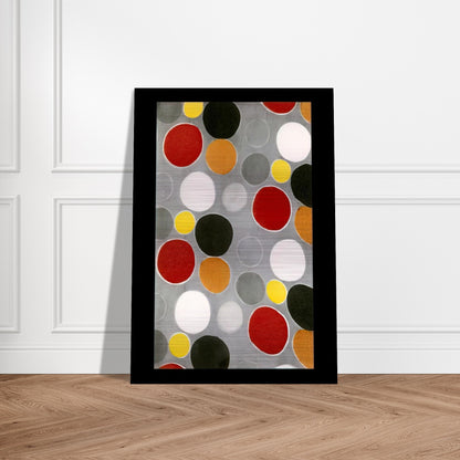 FABRIC PATTERN - Sonia Delaunay Brushed Aluminum Print - 70x100 cm / 28x40 inches | Sonia Delaunay Aluminum Print | Sonia Delaunay Prints