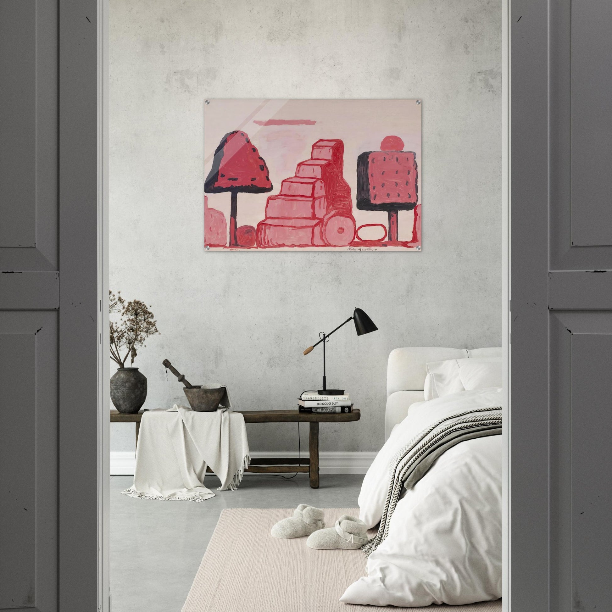 BOX TREE ROME - Philip Guston Acrylic Print - 70x100 cm / 28x40″ inches