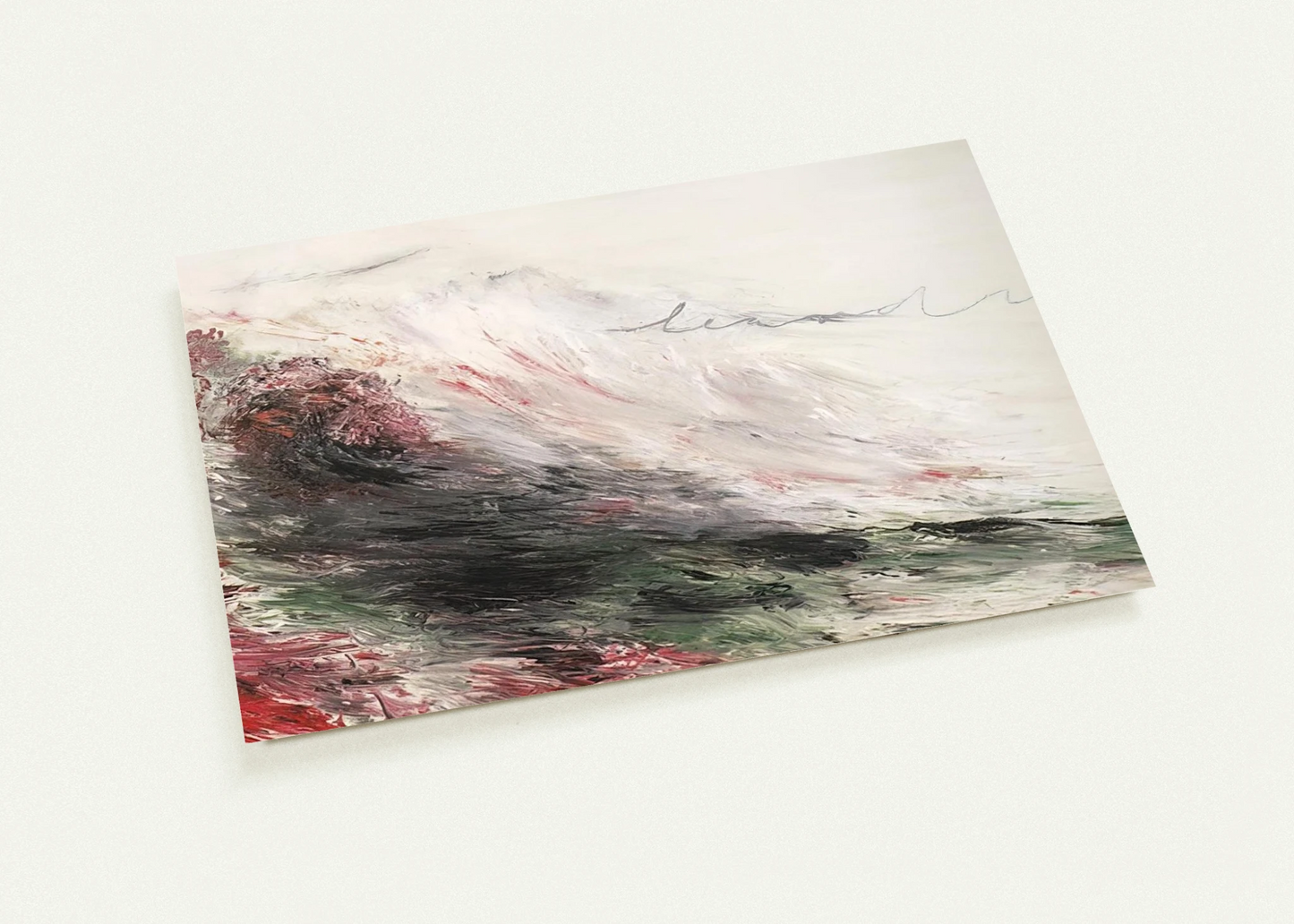 Hero and Leandro  A Painting in Four Parts  Part I By Cy Twombly Pack of 10 Post Cards | Cy Twombly Post Cards | A6 (10.5 x 14.8 cm) - 4.1 x 5.8 inches