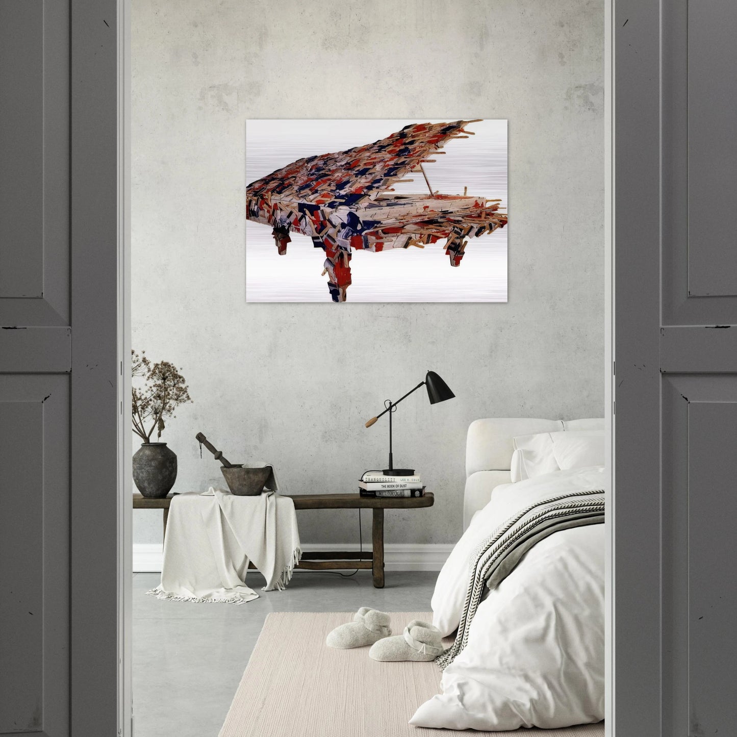 La Marseillaise - 1989 - Arman Brushed Aluminum Print - 70x100 cm / 28x40 inches | Arman Aluminum Print | Arman Prints