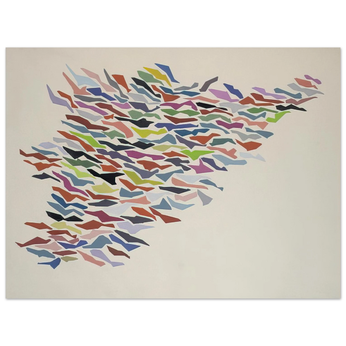 Robert Goodnough - Variables with Color - Post-Painterly Abstraction  75x100 cm / 30x40inches Fine Art Poster