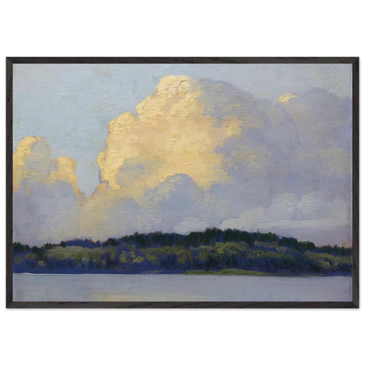 Thunderers - 1920 - Frank Johnston 70x100 cm / 28x40 inches Framed Art Print – Black Wooden Frame