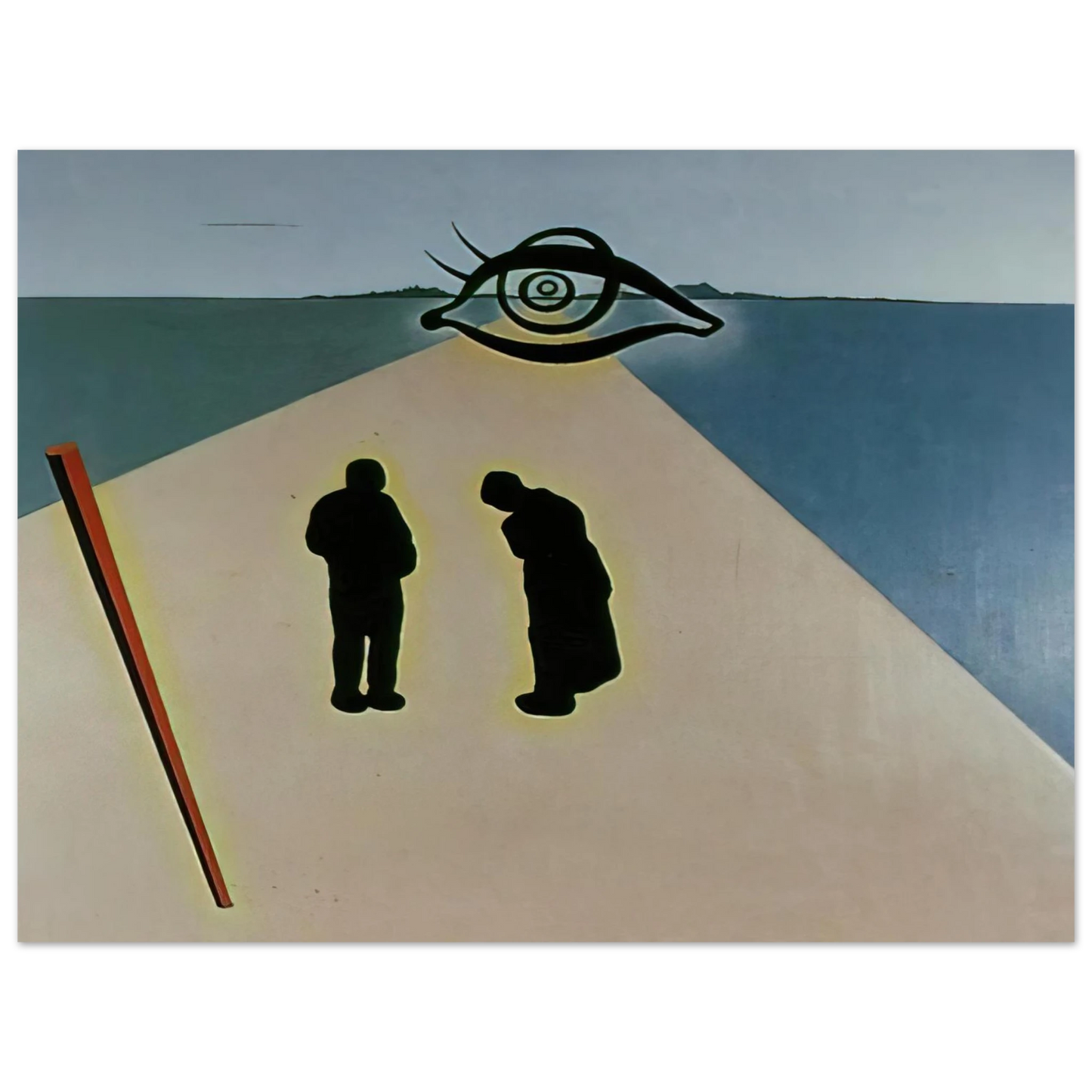 Salvador Dali - THE EYE OF THE ANGELUS  75x100 cm / 30x40inches Fine Art Poster