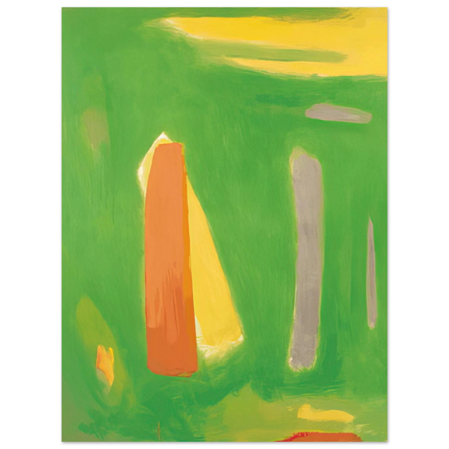 Esteban Vicente - RITMICO 1995  75x100 cm / 30x40inches Fine Art Poster