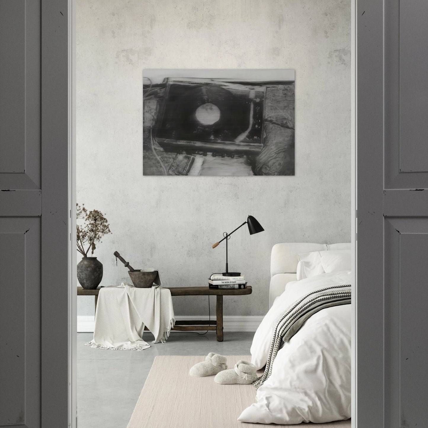 RECORD PLAYER 1988 - Gerhard Richter Brushed Aluminum Print - 70x100 cm / 28x40 inches | Gerhard Richter Aluminum Print | Gerhard Richter Prints