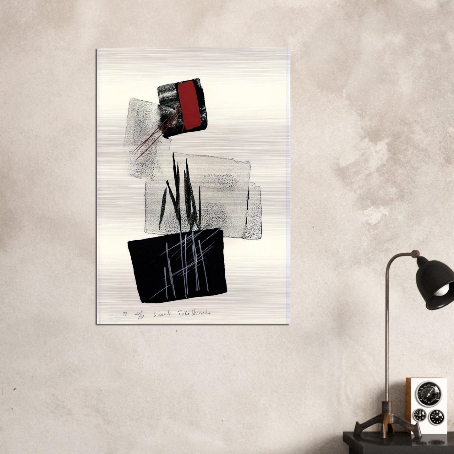 Simile - 1997 - Toko Shinoda Brushed Aluminum Print - 70x100 cm / 28x40 inches | Toko Shinoda Aluminum Print | Toko Shinoda Prints