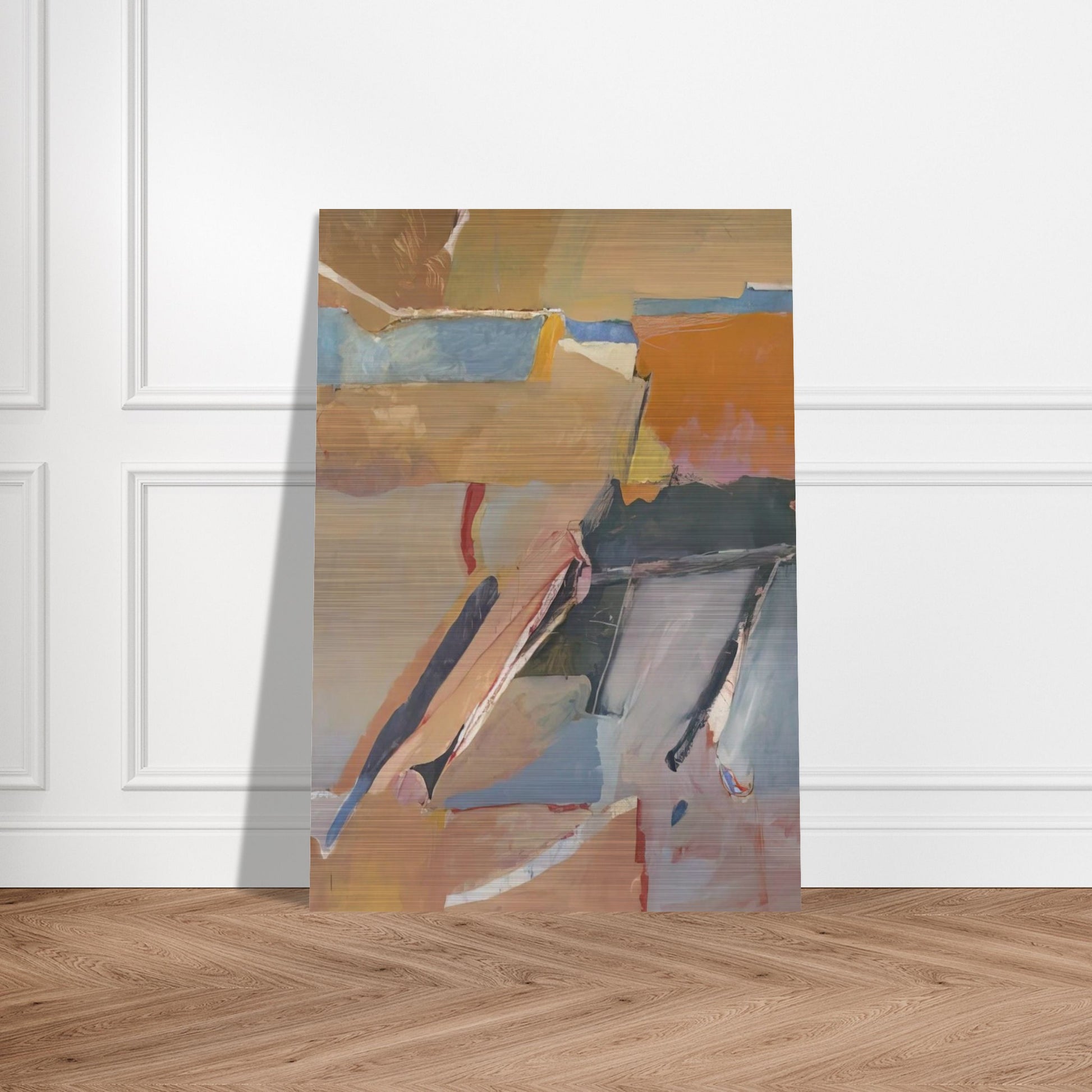 Berkeley #8 - Richard Diebenkorn Brushed Aluminum Print - 70x100 cm / 28x40 inches | Richard Diebenkorn Aluminum Print | Richard Diebenkorn Prints