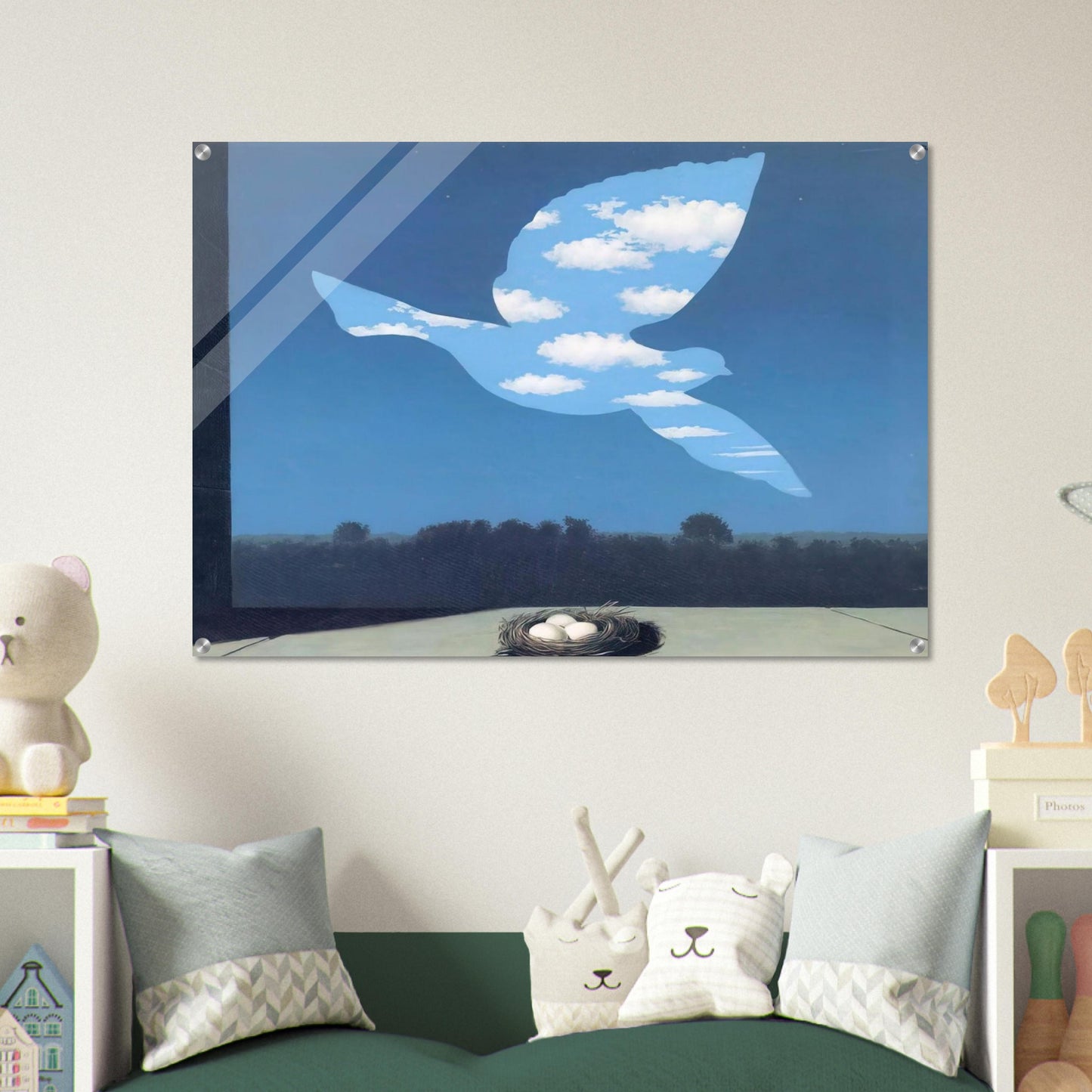 THE RETURN 1940 - Rene Magritte Acrylic Print - 70x100 cm / 28x40″ inches