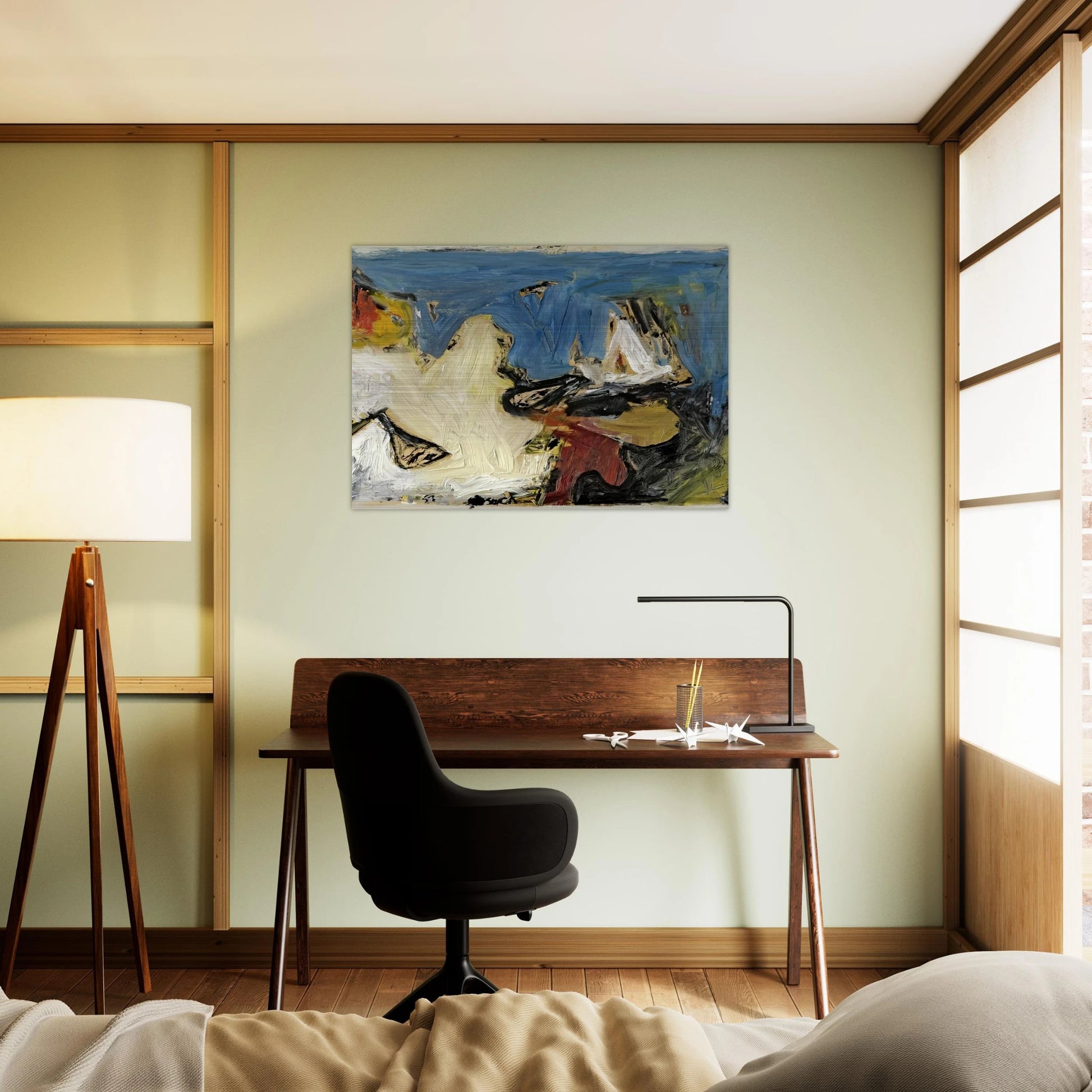 PAINTING I 1957 - Milton Resnick Brushed Aluminum Print - 70x100 cm / 28x40 inches | Milton Resnick Aluminum Print | Milton Resnick Prints
