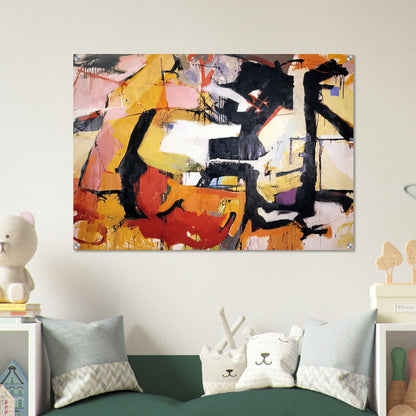 ABSTRACT FORCE HOMAGE TO FRANZ KLINE 1952 - Audrey Flack Acrylic Print - 70x100 cm / 28x40″ inches