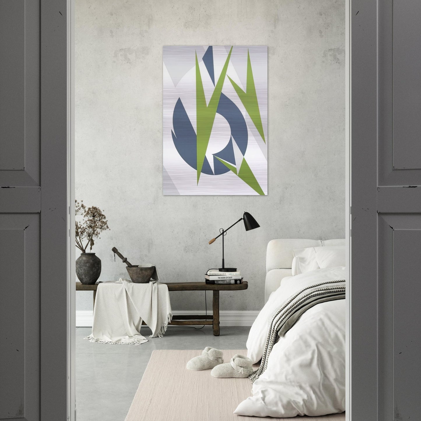 Embrace - Lee Krasner Brushed Aluminum Print - 70x100 cm / 28x40 inches | Lee Krasner Aluminum Print | Lee Krasner Prints