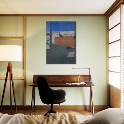 Window - Richard Diebenkorn Brushed Aluminum Print - 70x100 cm / 28x40 inches | Richard Diebenkorn Aluminum Print | Richard Diebenkorn Prints