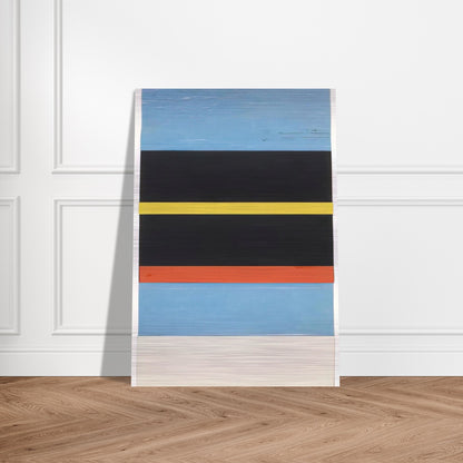 Boats in Sanary Harbor - Ellsworth Kelly Brushed Aluminum Print - 70x100 cm / 28x40 inches | Ellsworth Kelly Aluminum Print | Ellsworth Kelly Prints