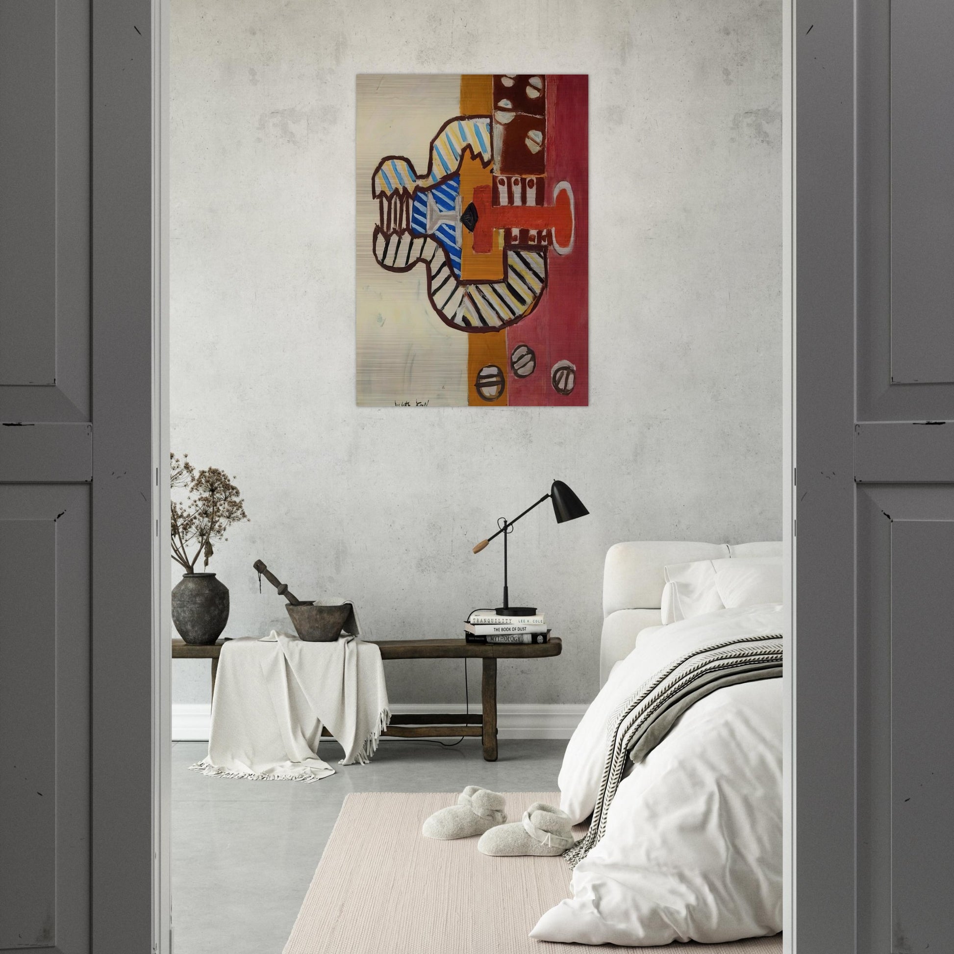 THE VALVE 1954 - Roy Lichtenstein Brushed Aluminum Print - 70x100 cm / 28x40 inches | Roy Lichtenstein Aluminum Print | Roy Lichtenstein Prints