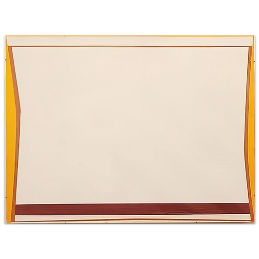 Larry Zox - White 7 - 1963  75x100 cm / 30x40inches Fine Art Poster