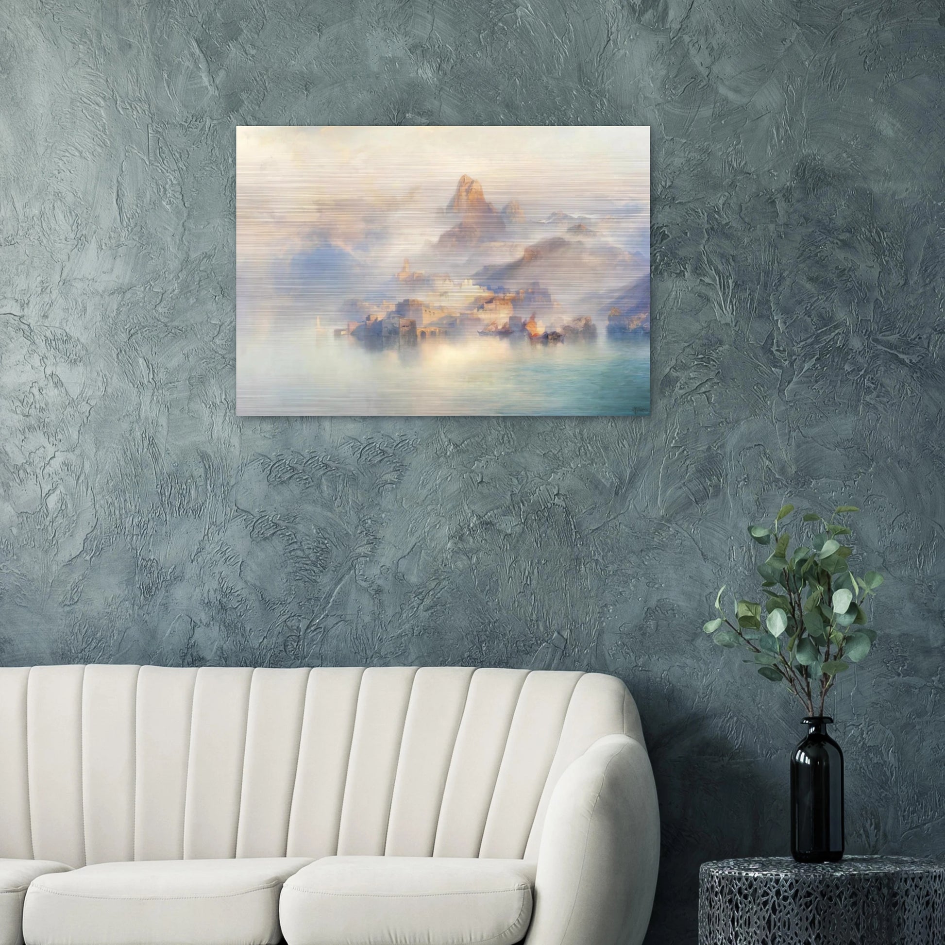 The Dream City - Thomas Moran Brushed Aluminum Print - 70x100 cm / 28x40 inches | Thomas Moran Aluminum Print | Thomas Moran Prints