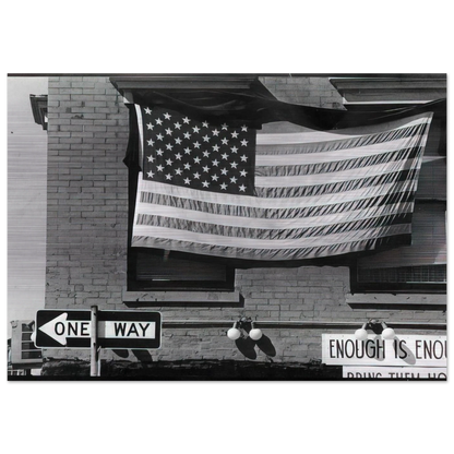 NEW YORK CITY 1980 - Robert Rauschenberg Brushed Aluminum Print - 70x100 cm / 28x40 inches | Robert Rauschenberg Aluminum Print | Robert Rauschenberg Prints