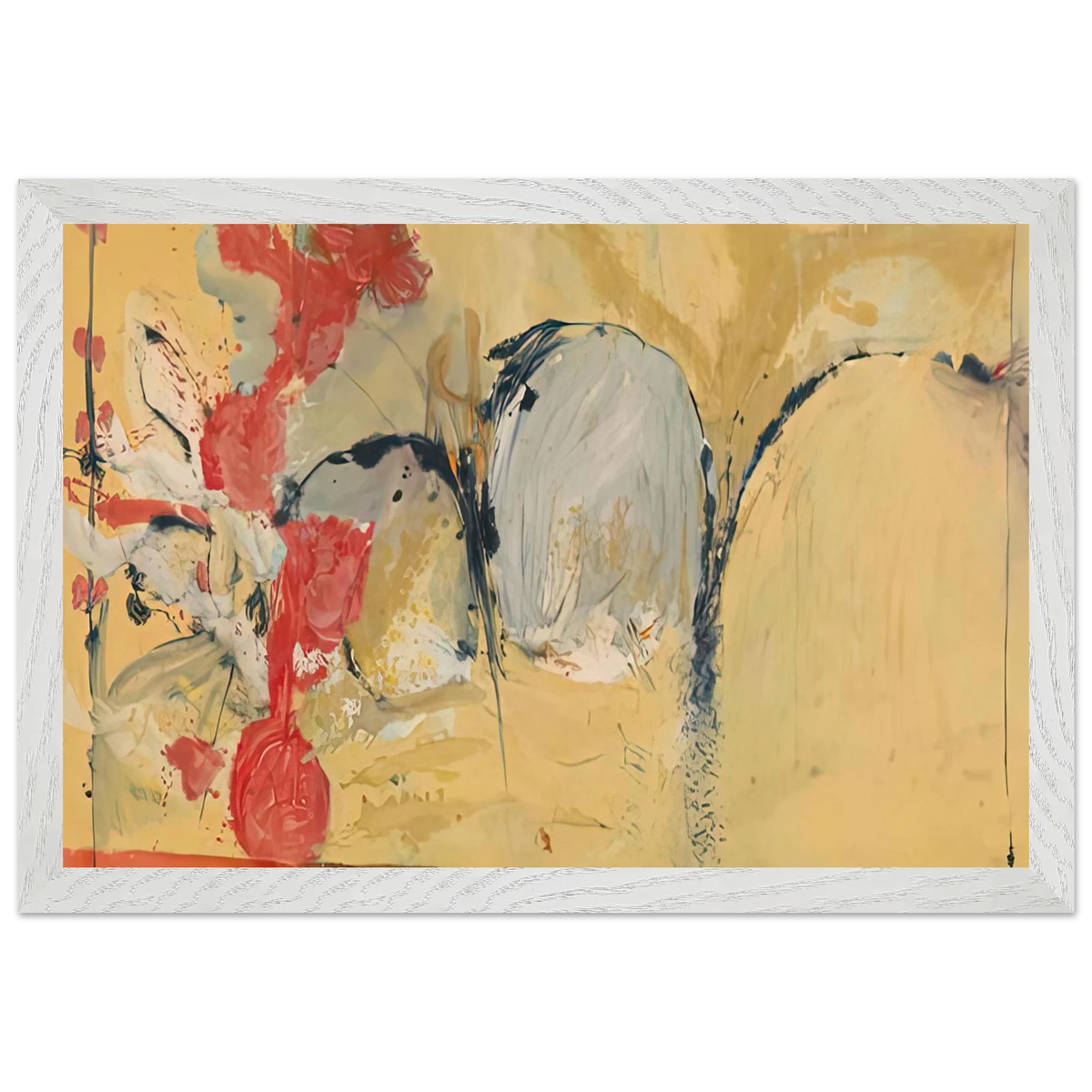 Helen Frankenthaler - Large Abstract Still Life, 1951- Wall Art - 28x40 inches / 70x70 cm - Canvas (Imperial)-canvas - -