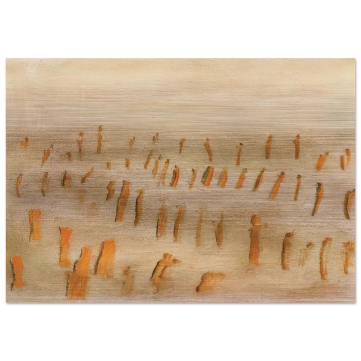 Untitled - Art Informel, Expressionism - Henri Michaux Brushed Aluminum Print - 70x100 cm / 28x40 inches | Henri Michaux Aluminum Print | Henri Michaux Prints