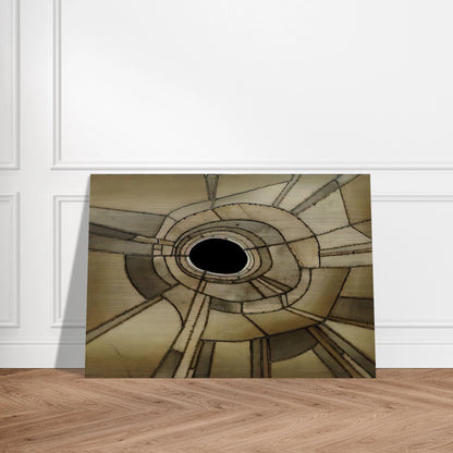 UNTITLED 1959 - Lee Bontecou Brushed Aluminum Print - 70x100 cm / 28x40 inches | Lee Bontecou Aluminum Print | Lee Bontecou Prints