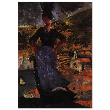 PORTRAIT OF HORTENSIA - Salvador Dali Brushed Aluminum Print - 70x100 cm / 28x40 inches | Salvador Dali Aluminum Print | Salvador Dali Prints