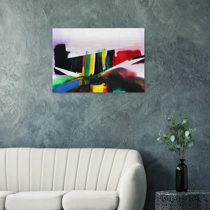 Phenomena Cave of the Prism Winds Year - 1986 - Paul Jenkins Brushed Aluminum Print - 70x100 cm / 28x40 inches | Paul Jenkins Aluminum Print | Paul Jenkins Prints