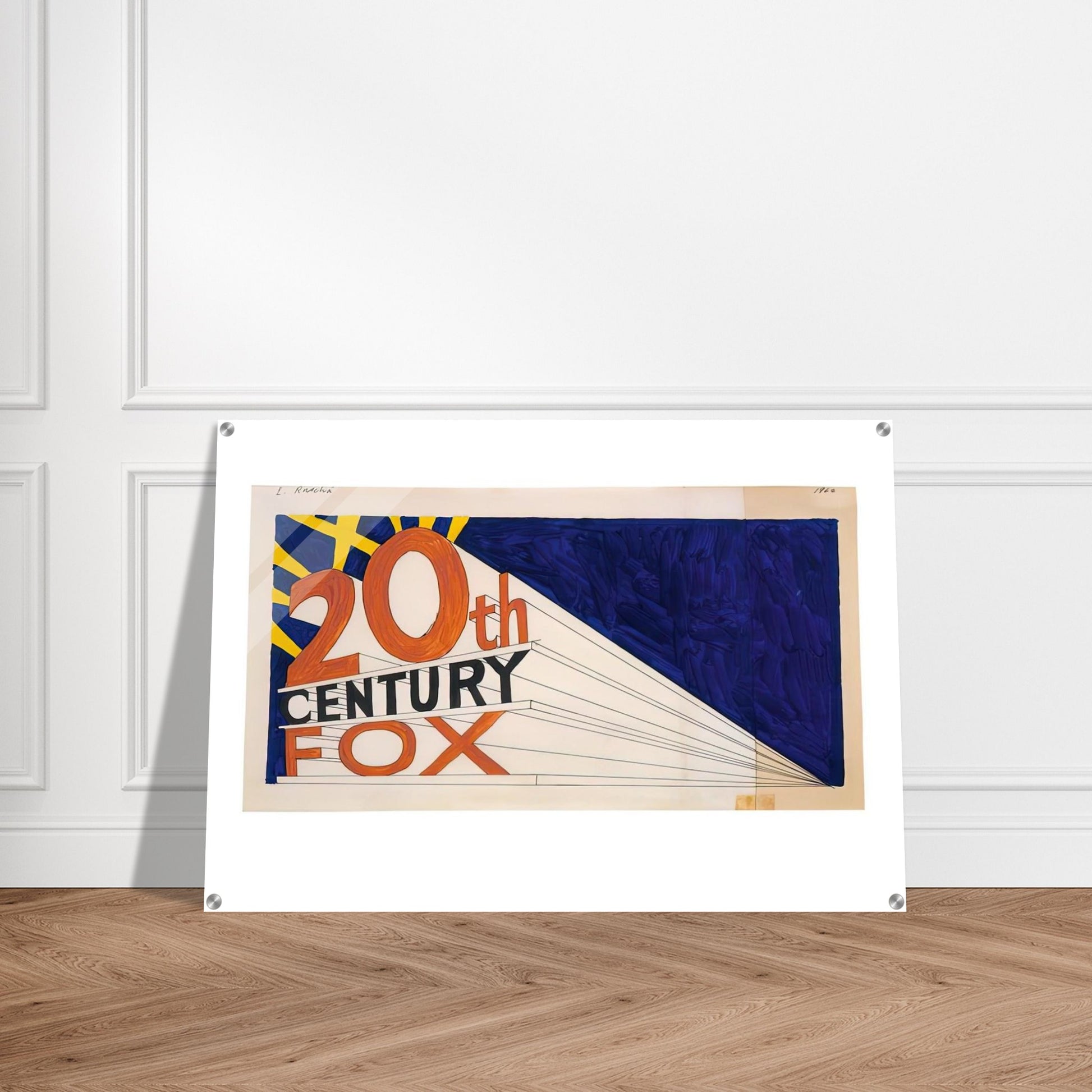 TRADEMARK 7 1962 - Edward Ruscha Acrylic Print - 70x100 cm / 28x40″ inches