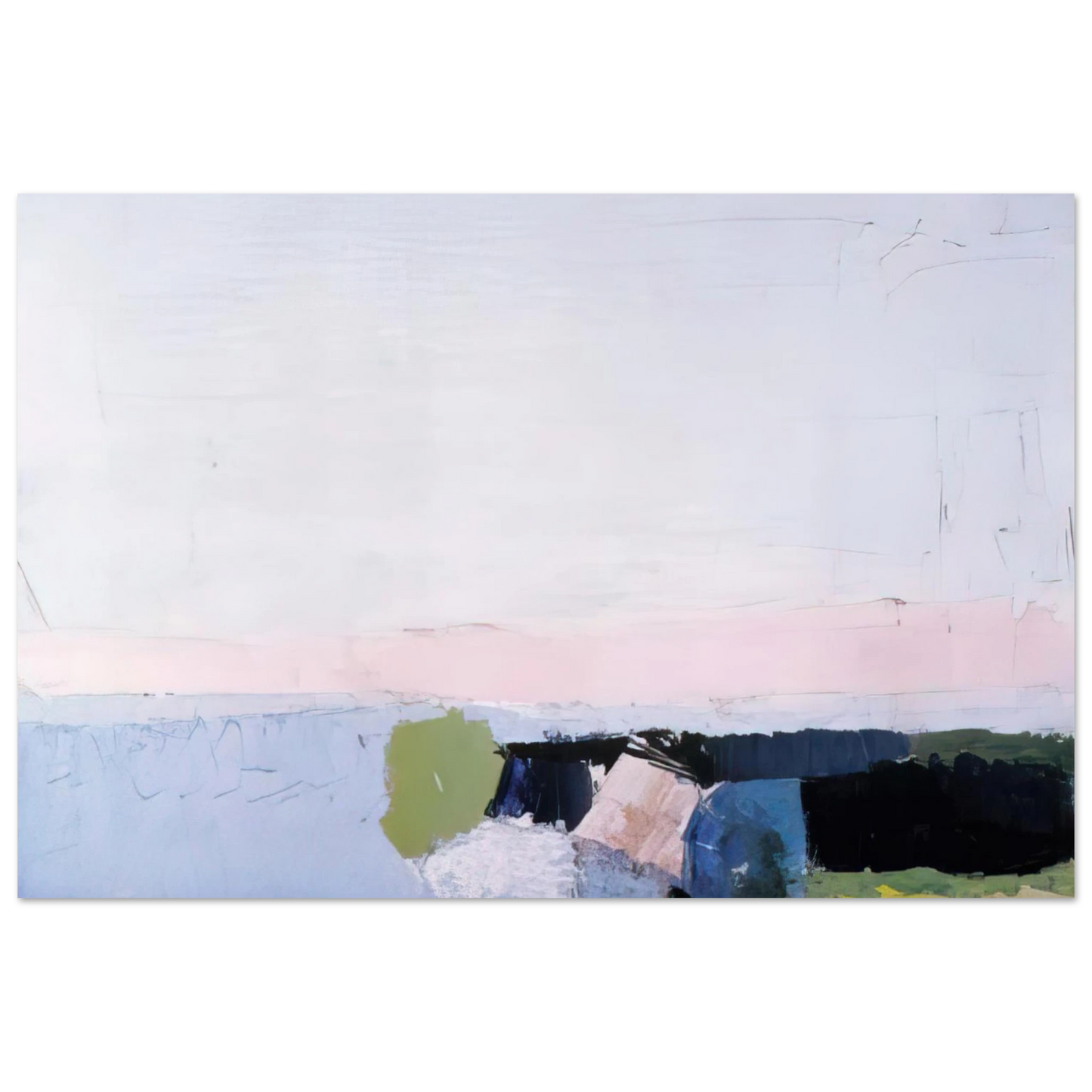 Nicolas de Stael Poster - Bord de Mer - 1952 Fine Art Poster | nicolas de staël poster