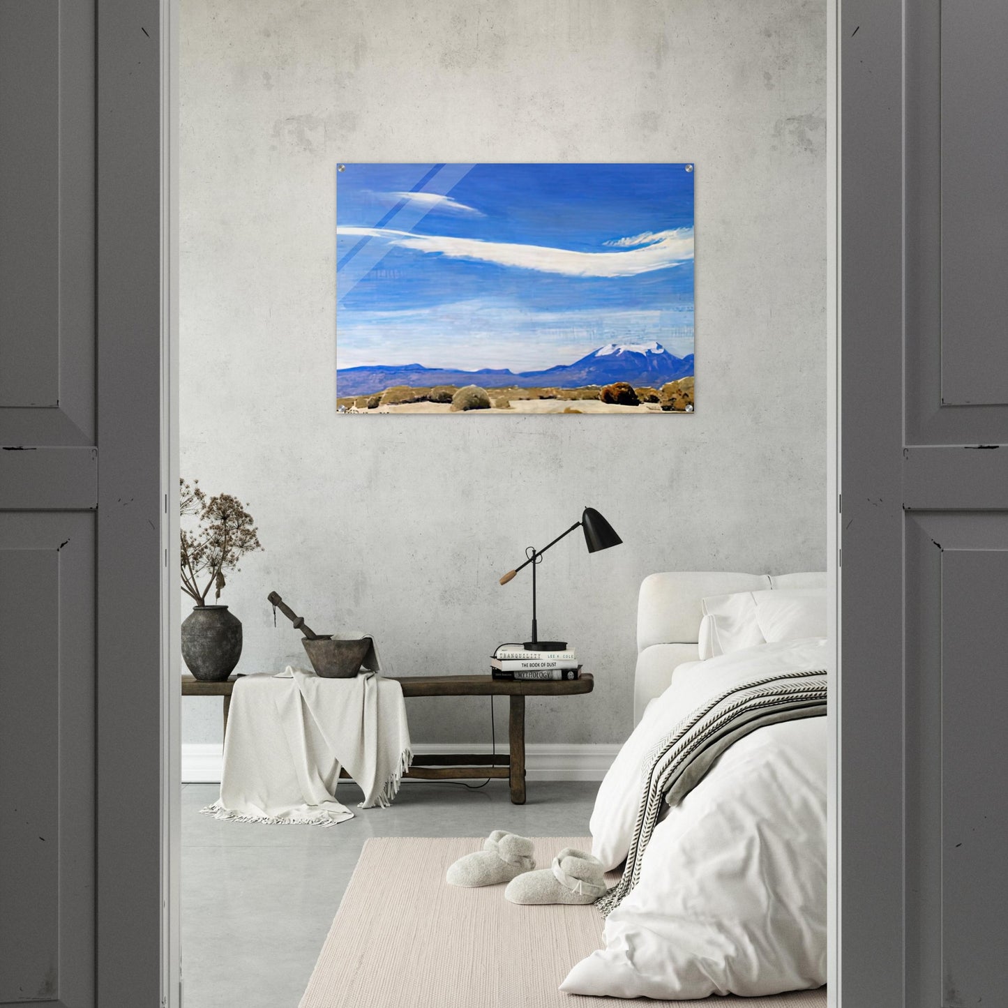 THE CLOUD COACHELLA VALLEY CALIFORNIA 1940 - Maynard Dixon Acrylic Print - 70x100 cm / 28x40″ inches | Maynard Dixon Wall Art | Maynard Dixon Prints