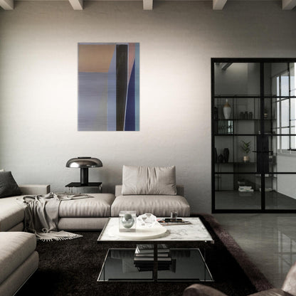 Ocean Park #28 - Richard Diebenkorn Brushed Aluminum Print - 70x100 cm / 28x40 inches | Richard Diebenkorn Aluminum Print | Richard Diebenkorn Prints