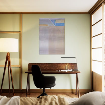 Ocean Park #46 - Richard Diebenkorn Brushed Aluminum Print - 70x100 cm / 28x40 inches | Richard Diebenkorn Aluminum Print | Richard Diebenkorn Prints
