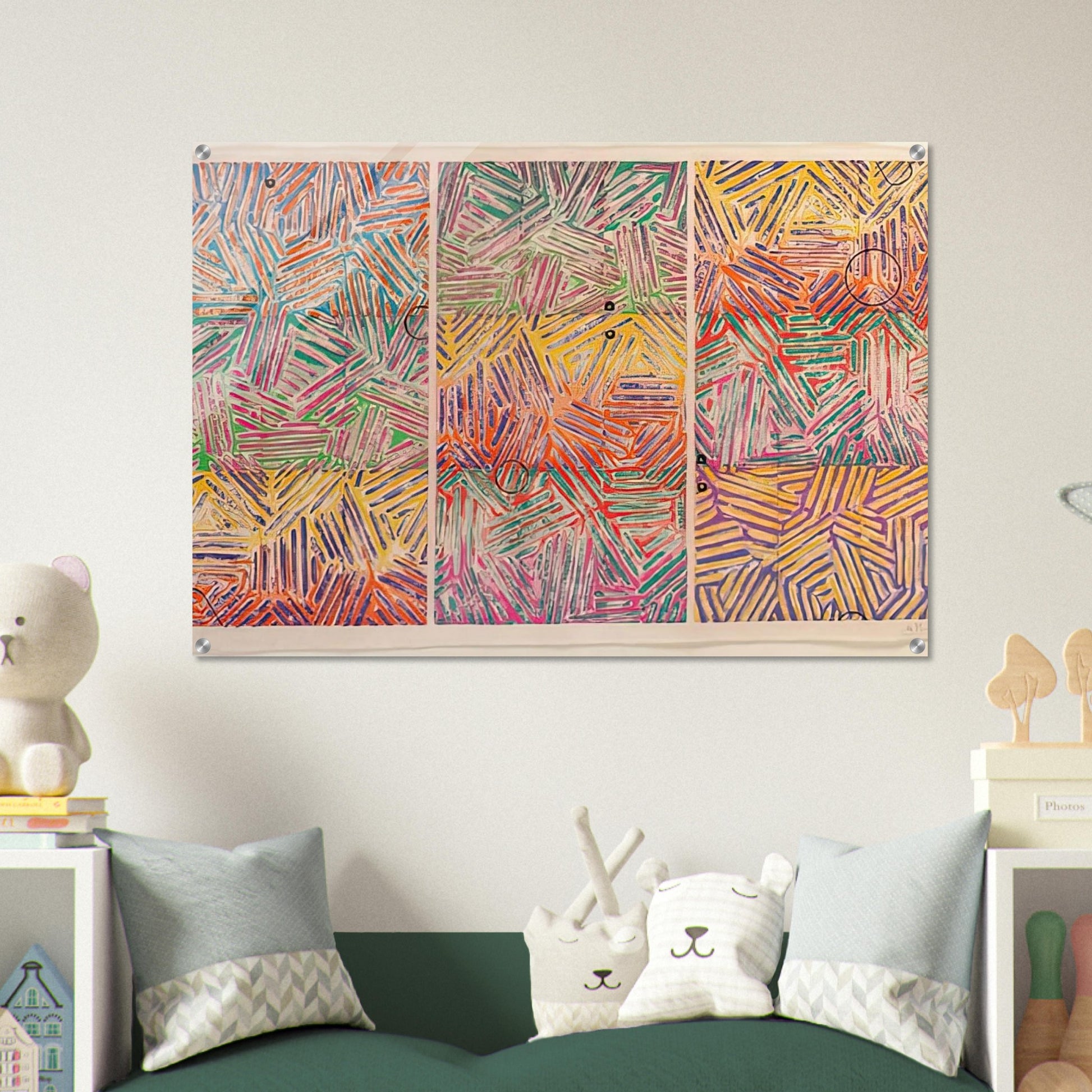 USUYUKI ULAE 227 - Jasper Johns Acrylic Print - 70x100 cm / 28x40″ inches
