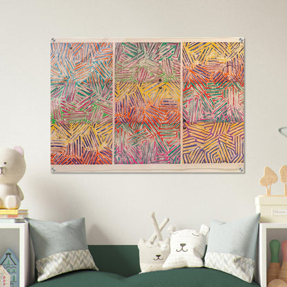 USUYUKI ULAE 227 - Jasper Johns Acrylic Print - 70x100 cm / 28x40″ inches
