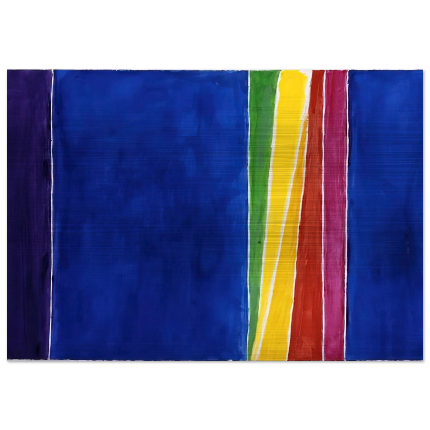 ATMOSPHERIC EFFECTS II 1972 - Alma Woodsey Thomas Brushed Aluminum Print - 70x100 cm / 28x40 inches | Alma Woodsey Thomas Aluminum Print | Alma Woodsey Thomas Prints