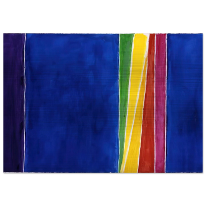 ATMOSPHERIC EFFECTS II 1972 - Alma Woodsey Thomas Brushed Aluminum Print - 70x100 cm / 28x40 inches | Alma Woodsey Thomas Aluminum Print | Alma Woodsey Thomas Prints