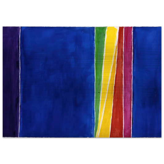 ATMOSPHERIC EFFECTS II 1972 - Alma Woodsey Thomas Brushed Aluminum Print - 70x100 cm / 28x40 inches | Alma Woodsey Thomas Aluminum Print | Alma Woodsey Thomas Prints